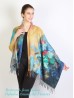 Bertrand-Jean Redon: Ophelia Among the Flowers Oil Painting Scarf